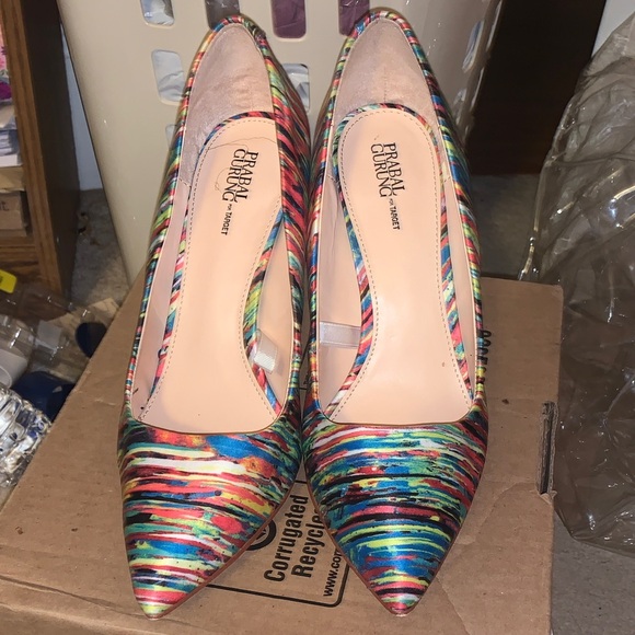 Prabal Gurung x Target Rainbow Heels - Picture 1 of 4
